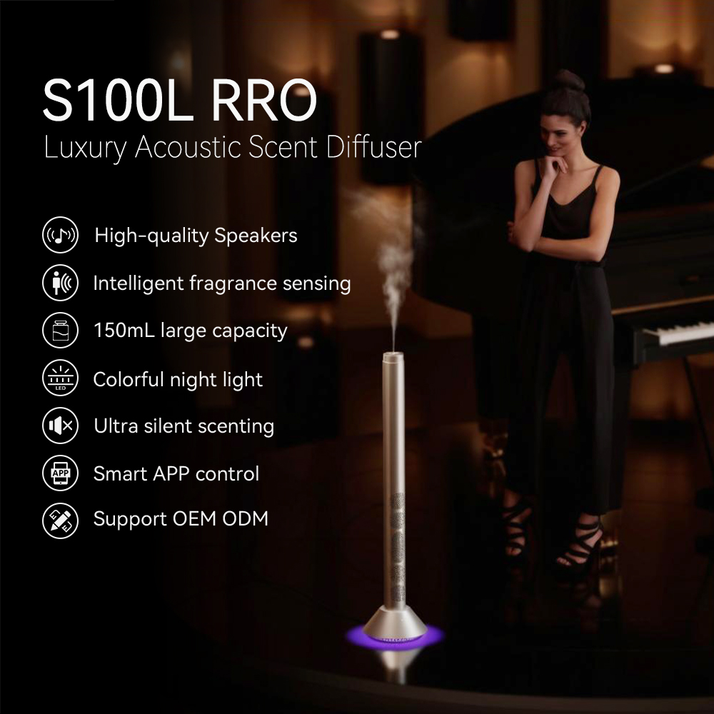 S100L PRO Premium Tower Scent Diffuser with Speaker