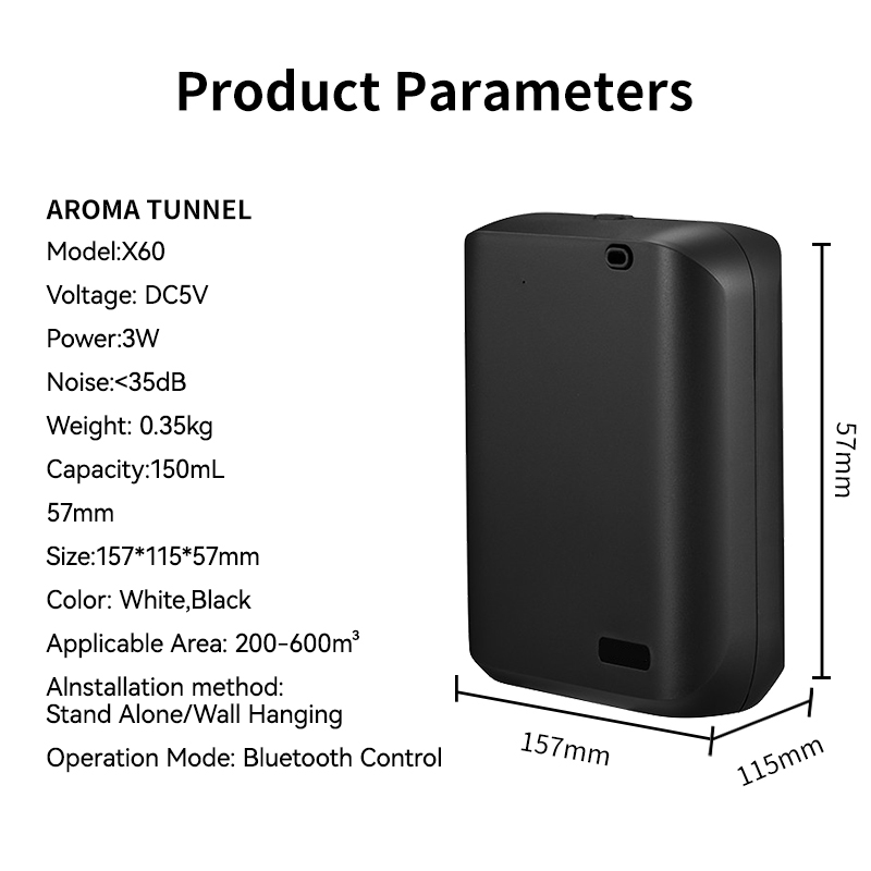 X60 Mini Bluetooth Wall-Mounted Scent Diffuser
