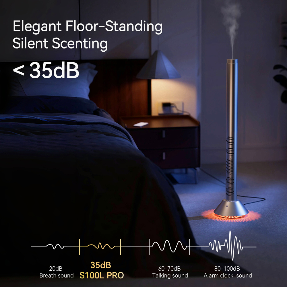 S100L PRO Premium Tower Scent Diffuser with Speaker